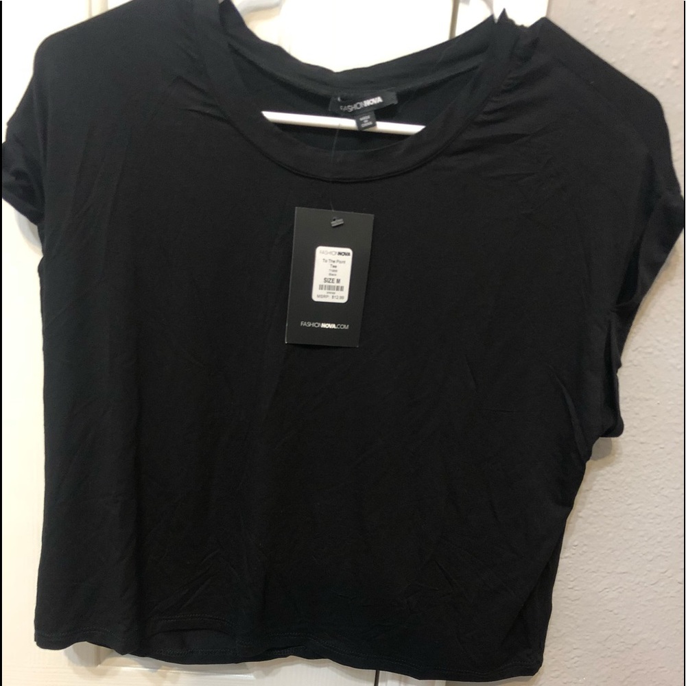 black fashion nova shirt